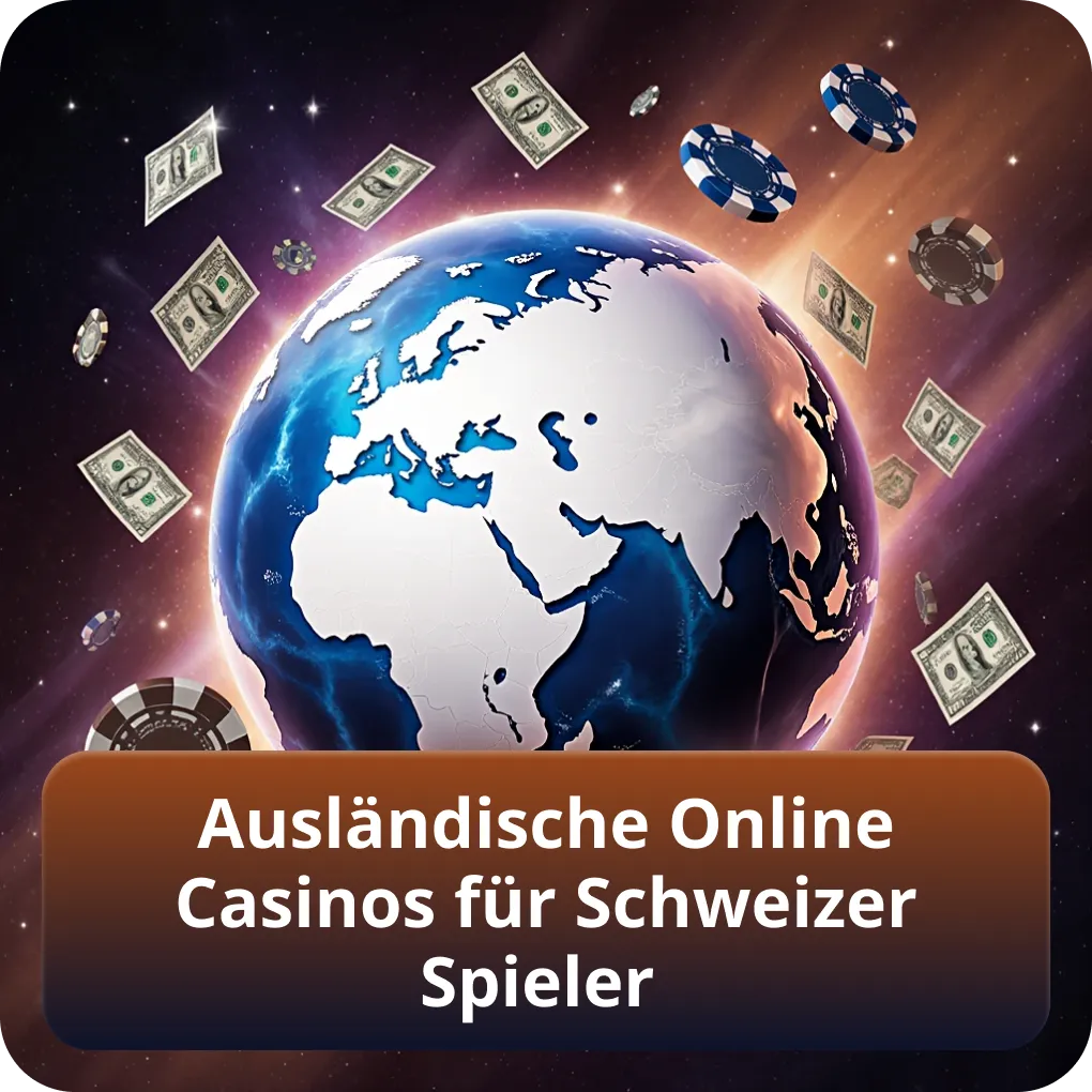 Ausländische Online Casinos für Schweizer Spieler